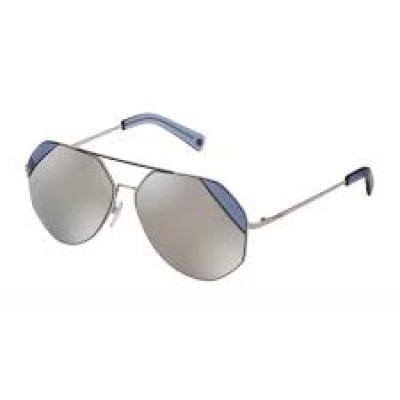 Sting Unisex Metallic Mirror Sunglasses SST215