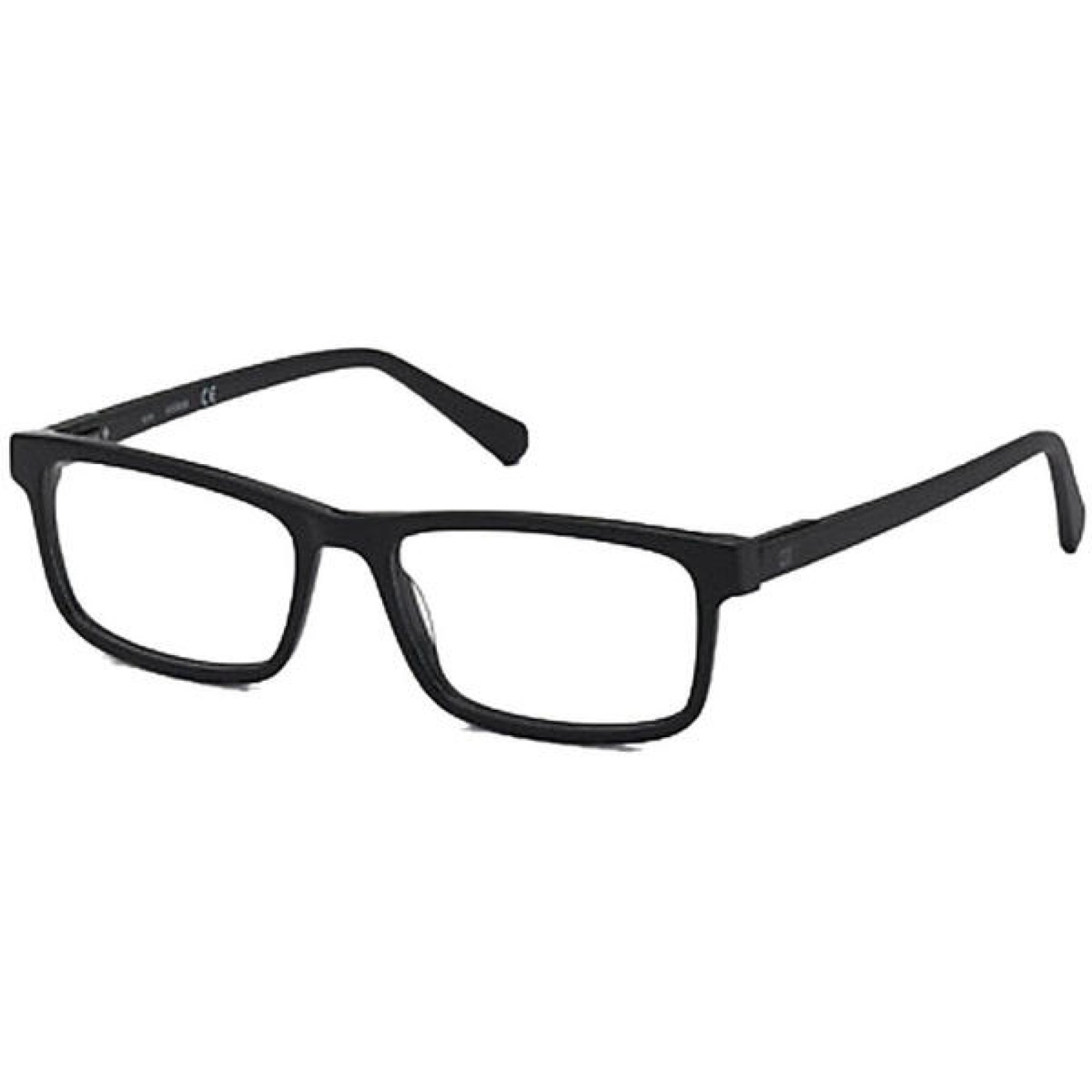 Black horn rimmed reading glasses top