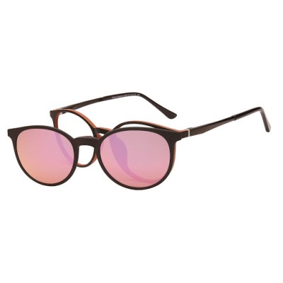 London Unisex Horn-Rimmed Polarized Reading Glasses LC39